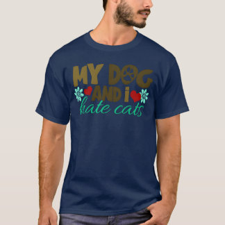 ダシュンドッグドッグホワイトシェパードレトロな友人 Tシャツ