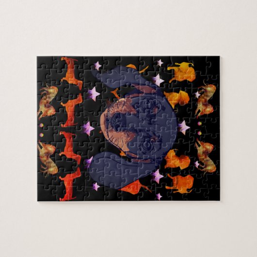 ダシュンドッグポートレート ジグソーパズル (横)