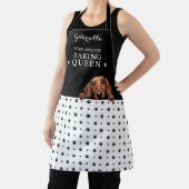 ダシュンドッグポープリント白黒カスタム エプロン (インサイチュ)