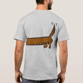 ダシュンドドキシーお尻 Tシャツ (裏面)