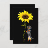 ダシュンドドキシーウィーナードメママギフト サンキューカード (正面/裏面)