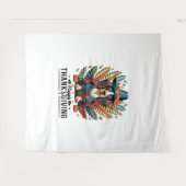 ダシュンドドッグウィーナートルコ衣装サンクスギビングW タペストリー (正面(横))