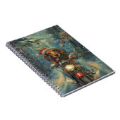 ダシュンドドッグオートバイクリスマス ノートブック (右側)