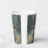 ダシュンドドッグオートバイクリスマス 紙コップ (右)