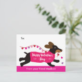 ダシュンドドッグスクールバレンタインエクスチェンジ シーズンポストカード (スタンド正面)