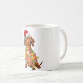 ダシュンドドッグズツリークリスマスセータークリスマスギフトP コーヒーマグカップ (正面右)