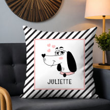 ダシュンドドッグロマンチックピンクハート パーソナライズされた