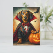 ダシュンドドラキュラハローウィンパーティ招待状 招待状 (スタンド正面)