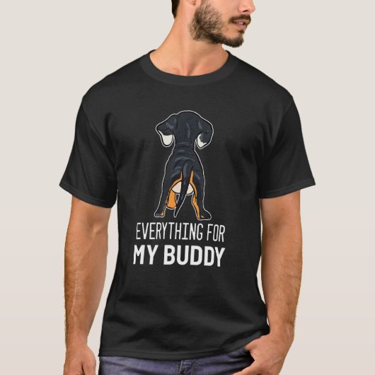 ダシュンドバディ犬のオーナー Tシャツ (正面)