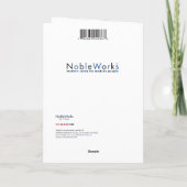 ダシュンドプニーの休日 – メリークリスマス カード (裏面)