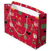 ダシュンドホリデイ抱き枕 ラージペーパーバッグ (裏面アングル)