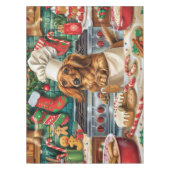 ダシュンドホリデーベーキング:フェスティバルクリスマス テーブルクロス (正面)