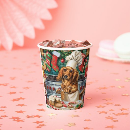 ダシュンドホリデーベーキング:フェスティバルクリスマス 紙コップ (インサイチュ)
