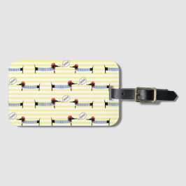 ダシュンドボンジュールラゲッジタグ ラゲッジタグ