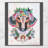 ダシュンドワインボトルラベル ワインラベル (シングルラベル)