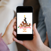 ダシュンピラミッドクリスマスツリーオーナメントクリスマス シーズンカード