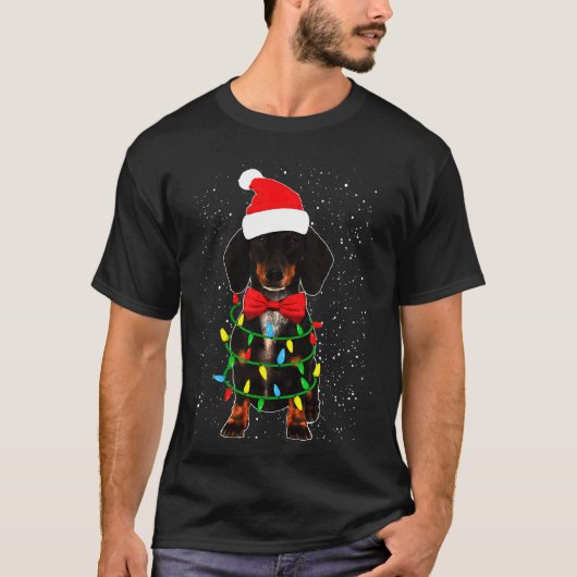 ダシュンライトズクリスマスドッグ Tシャツ (正面)