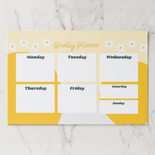 ダシーウィークリープランナー ペーパーパッド (正面)