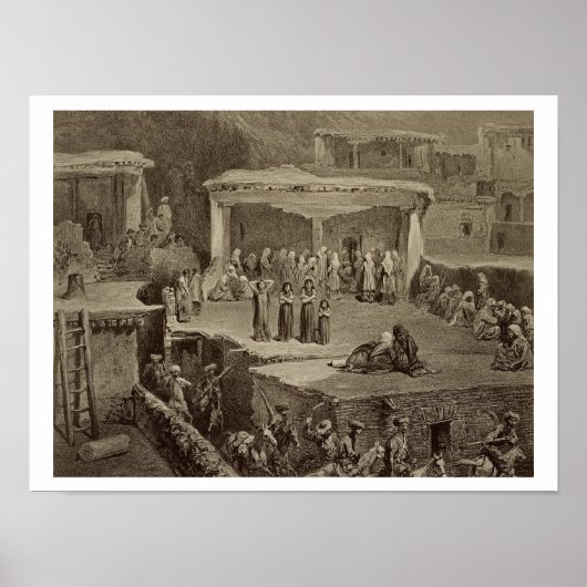 ダジェスト・アクハルトチ遺跡での葬儀 ポスター (正面)