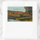 ダジャラ風景ステッカー 長方形シール (バッグ)