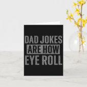 ダジャレはどれほど目を回すほど面白いギフトか Dad へのユーモアのセンス カード (黄色い花)