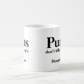 ダジャレは人を殺さない... ハネデュー コーヒーマグカップ (中央)