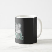 ダジャレ - 完全にコアラに認定された コーヒーマグカップ (正面右)