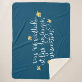 ダスウェセンティチェのフールはオーゲンのunsichtbar死んだ シェルパブランケット