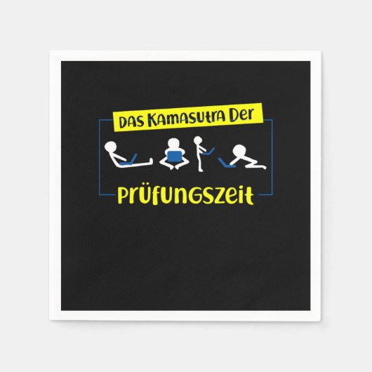 ダスカマツラデアパソコンおたくおもしろいギフト スタンダードカクテルナプキン (正面)
