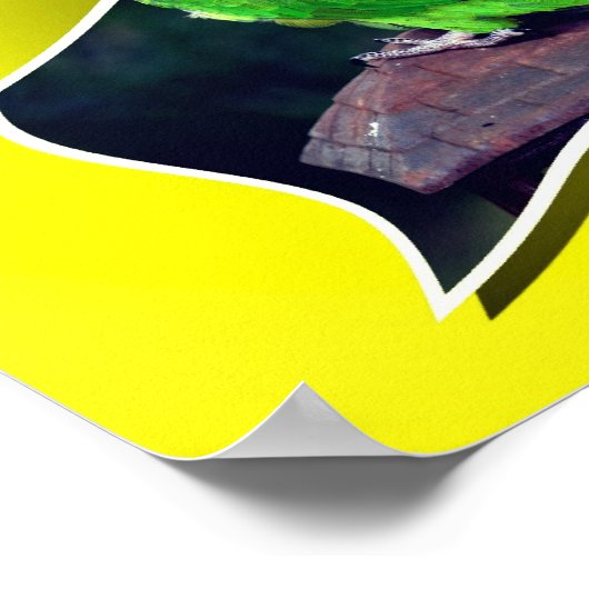 ダスキーの頭のオウムが限界を超えている ポスター (角)