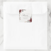 ダスキーウォームウィンターフェスティブフォリアベイビーシャワー スクエアシール (バッグ)