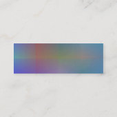 ダスキーカラーI -テンプレート スキニー名刺 (裏面)