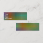 ダスキーカラーVI カスタマイズ -  スキニー名刺 (正面/裏面)