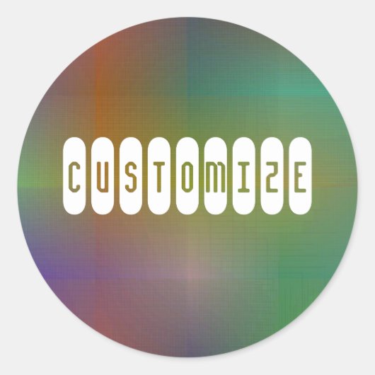 ダスキーカラーVI -テンプレート ラウンドシール (正面)