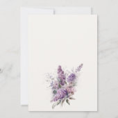 ダスキーシック薄紫グリーンコテージフローラウォーター色 セーブザデート (裏面)