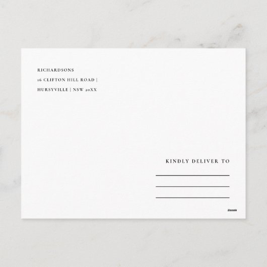 ダスキーセージグリーンのクリスマスリースの写真 平和 シーズンポストカード (裏面)