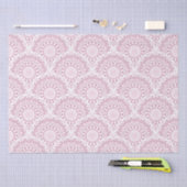 ダスキーバラ紙吹雪レースアールデコスカロップスクラフト 薄葉紙 (クラフト)