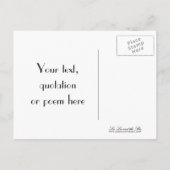 ダスキーパープルヴィンテージ、日付ポストカードを保存 案内ポストカード (裏面)