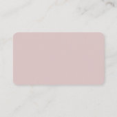 ダスキーピンクの蘭のRSVP  エンクロージャーカード (裏面)