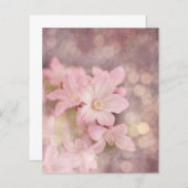 ダスキーピンクフローラスクラップブック紙 (正面/裏面)