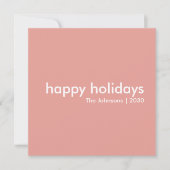 ダスキーピンク ミニマルモダンフェミニン| シーズンカード (正面)