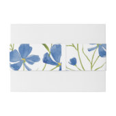 ダスキーブルーの花 招待状ベリーバンド (裏面例)