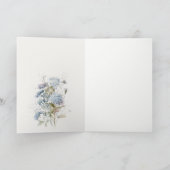 ダスキーブルーウォーターコテージフローラ結婚ズ サンキューカード (内部)