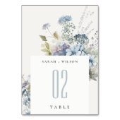 ダスキーブルーウォーターコテージフローラ結婚ズ テーブルナンバー (裏面)