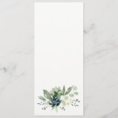 ダスキーブルーグリーン金ゴールド多肉性カボチャ結婚の メニュー (裏面)