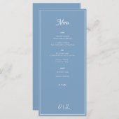 ダスキーブルーミニマルコースト メニュー (正面/裏面)