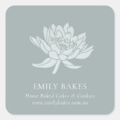 ダスキーブルーロータスフローラ事業プロフェッショナル スクエアシール (正面)