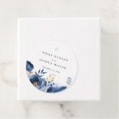 ダスキーブルー金ゴールド結婚フローラ フェイバータグ (インサイチュ)