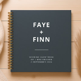 ダスキーブルー |スカンジナビア結婚ミニマリスト ノートブック