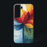 ダスキー花びら SAMSUNG GALAXY S22ケース<br><div class="desc">影と花が柔らかく薄暗いダンスに溶け込む</div>